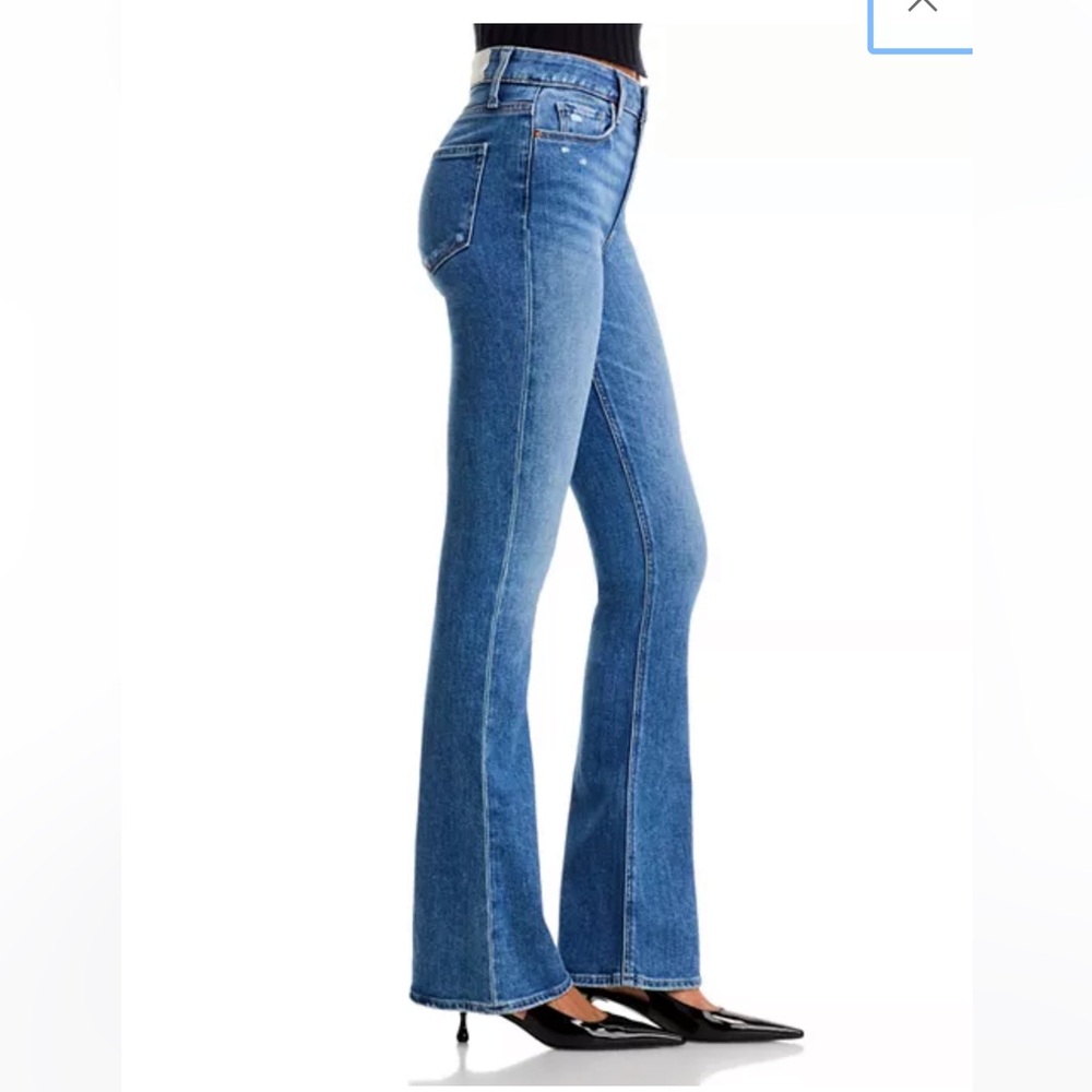 PAIGE Laurel Canyon High Rise Flare Jeans - Picture 4 of 8
